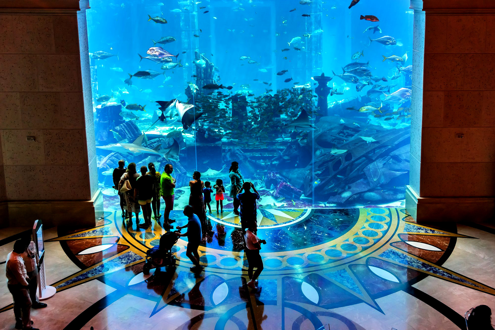 Океанариум Lost Chambers в отеле Atlantis The Palm