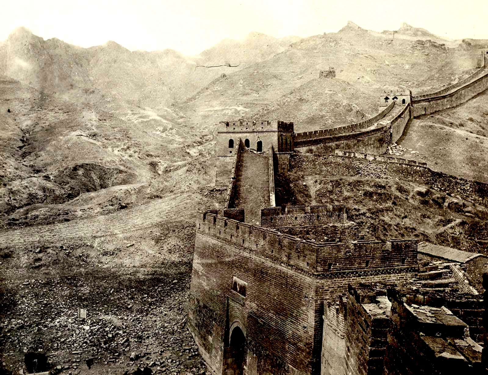 Раритетный снимок Китайской стены
