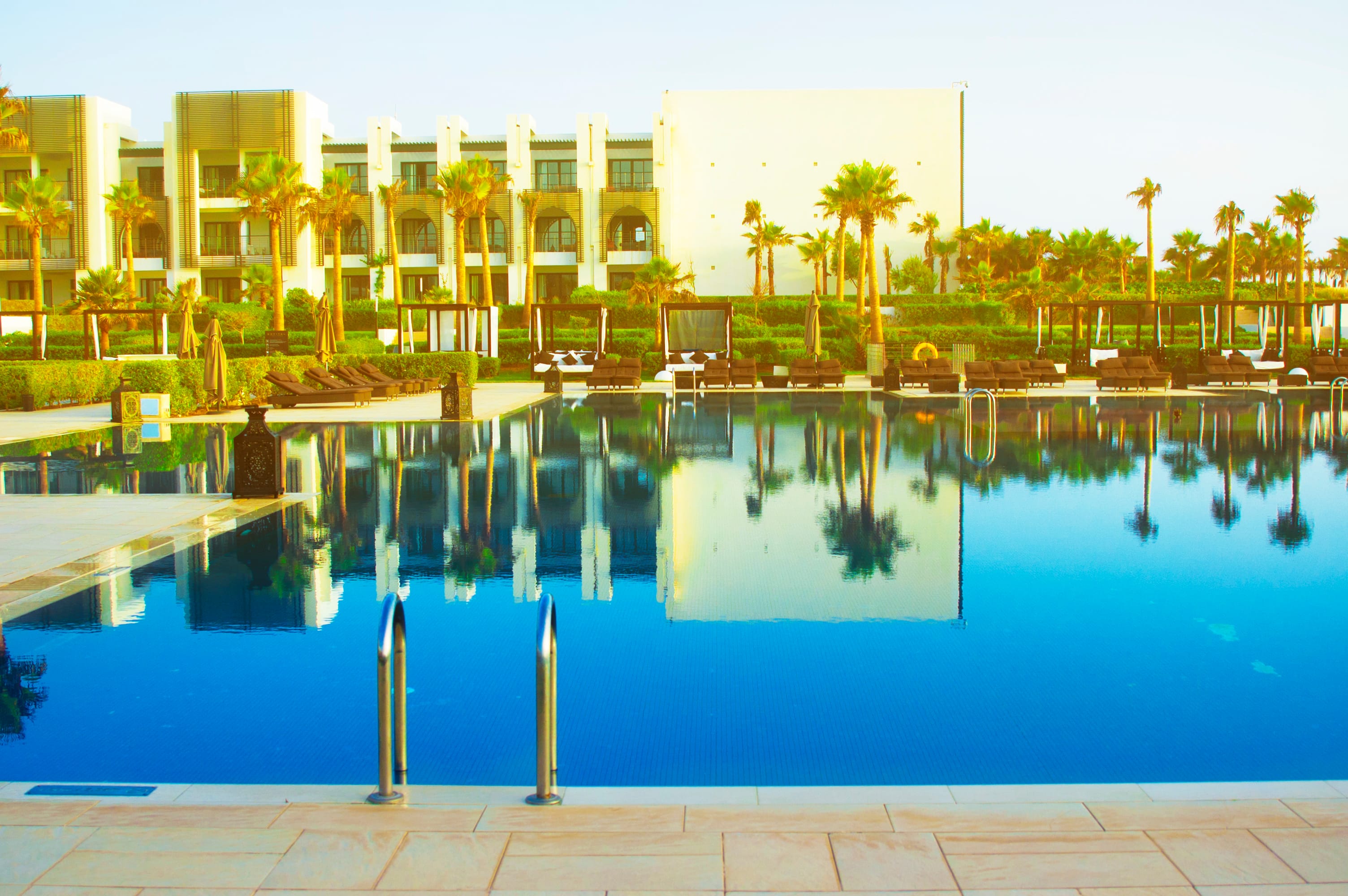 Марокканский отель с бассейнами
