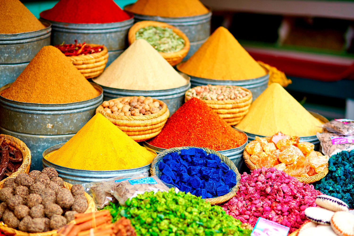 Марокканские специи на рынках Маракеша