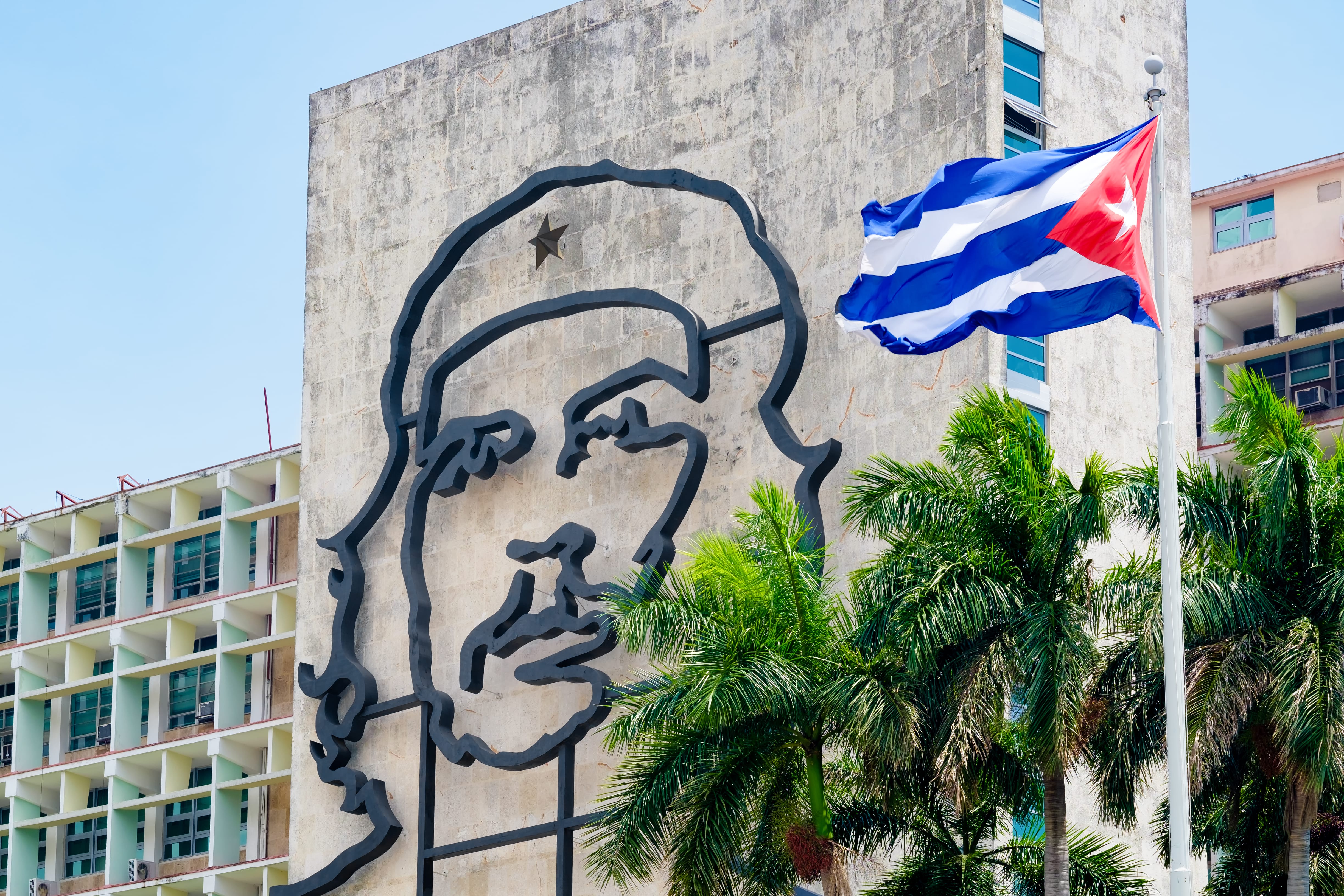 Здание правительства в Гаване со знаменитым изображением Че Гевары