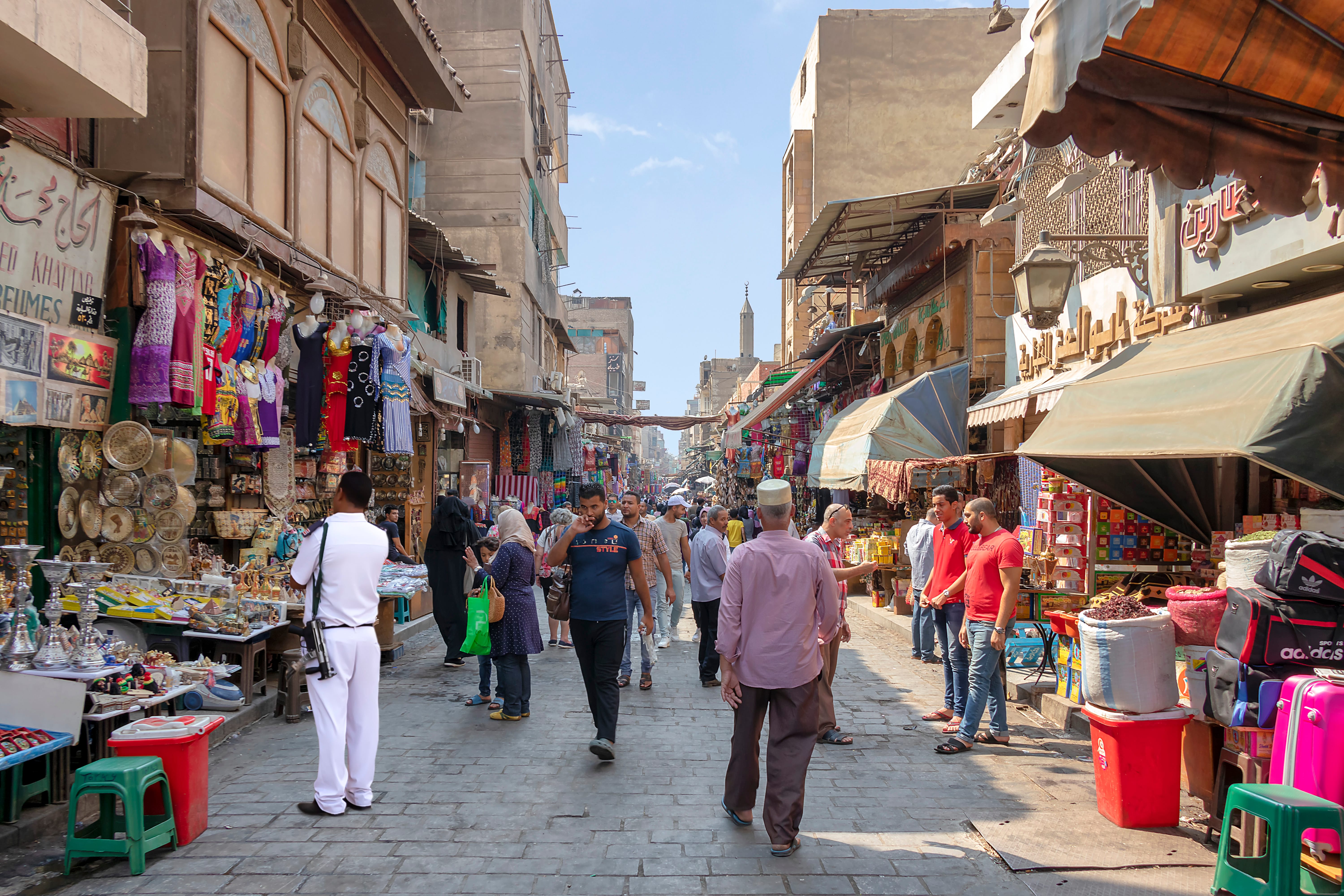 Главный базар в историческом центра Каира