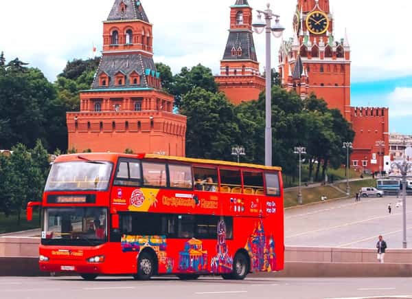 Москва на двухэтажном автобусе с аудиогидом